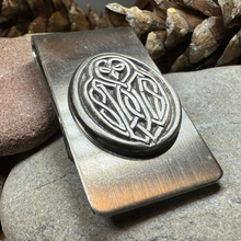 Load image into Gallery viewer, Celtic Owl Money Clip