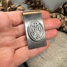 Load image into Gallery viewer, Celtic Owl Money Clip