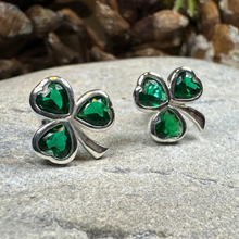 Load image into Gallery viewer, Emerald Isle Shamrock Earrings