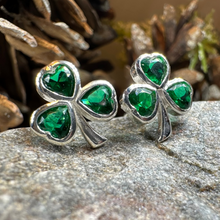 Load image into Gallery viewer, Emerald Isle Shamrock Earrings