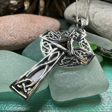 Load image into Gallery viewer, Recovery Celtic Cross Necklace