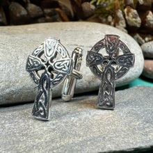 Load image into Gallery viewer, Celtic Cross Cuff Links