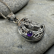 Load image into Gallery viewer, Owl Crescent Moon Necklace
