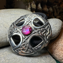 Load image into Gallery viewer, Celtic Cross Ponytail Holder