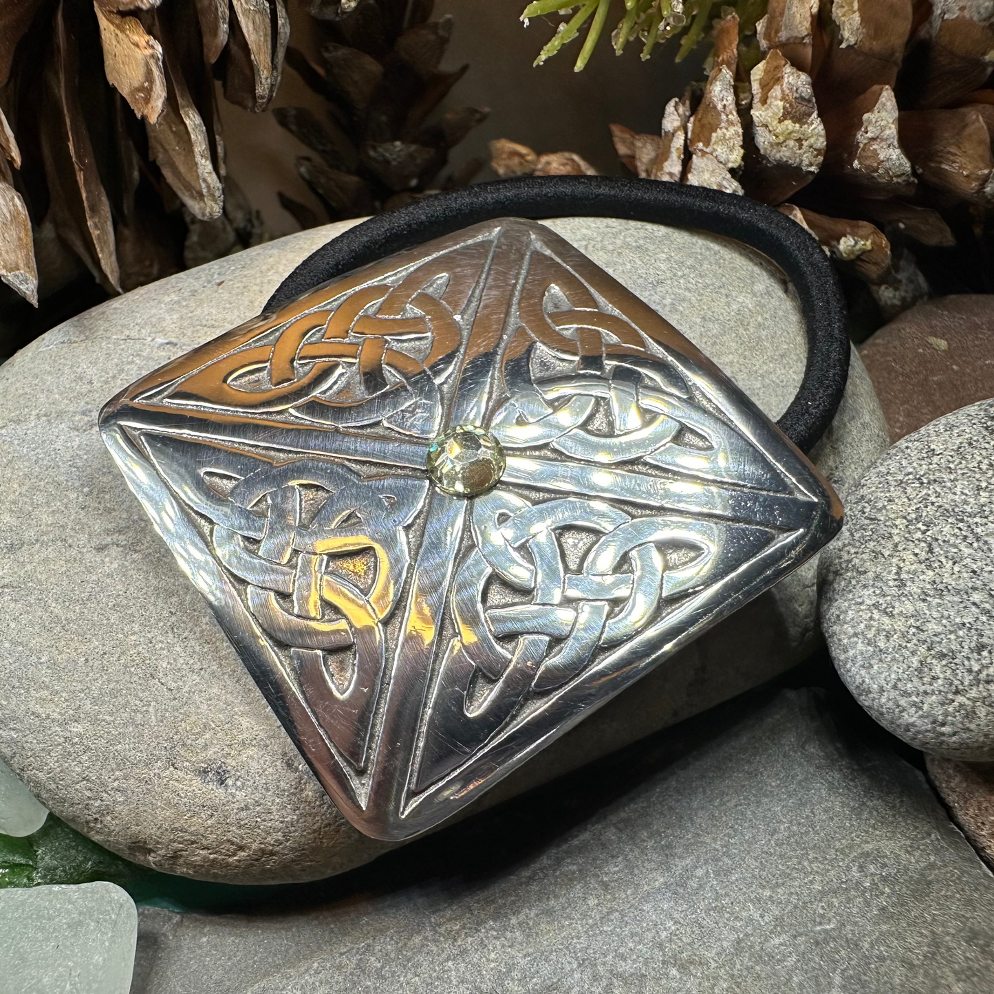 Indira Celtic Knot Ponytail Holder — view 7