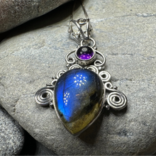 Load image into Gallery viewer, Blaise Labradorite Necklace