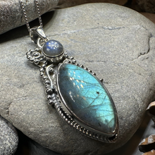 Load image into Gallery viewer, Midnight Sky Labradorite Necklace