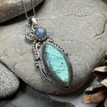 Load image into Gallery viewer, Midnight Sky Labradorite Necklace