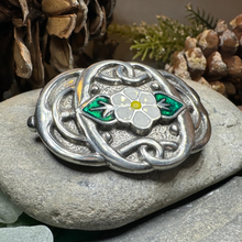 Load image into Gallery viewer, White Rose Ponytail Holder