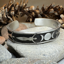 Load image into Gallery viewer, Celtic Triple Moon Goddess Bracelet