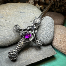 Load image into Gallery viewer, Stag Sword Kilt Pin