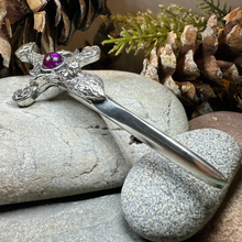 Load image into Gallery viewer, Stag Sword Kilt Pin