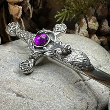 Load image into Gallery viewer, Stag Sword Kilt Pin