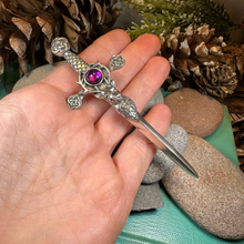 Load image into Gallery viewer, Stag Sword Kilt Pin