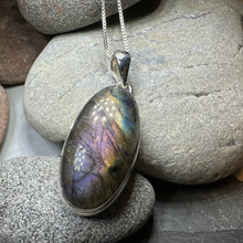 Load image into Gallery viewer, Celtic Purple Night Necklace