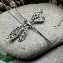 Load image into Gallery viewer, Realistic Dragonfly Necklace