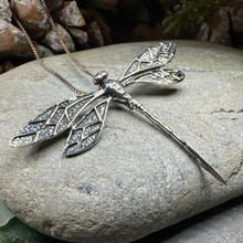 Load image into Gallery viewer, Realistic Dragonfly Necklace