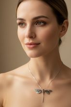 Load image into Gallery viewer, Realistic Dragonfly Necklace