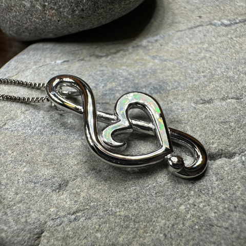 Load image into Gallery viewer, Opal Music Necklace