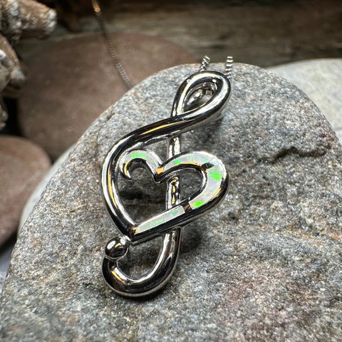 Load image into Gallery viewer, Opal Music Necklace