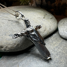 Load image into Gallery viewer, Christ the Redeemer Cross Necklace