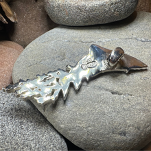 Load image into Gallery viewer, Artisan Irish Salmon of Knowledge Necklace