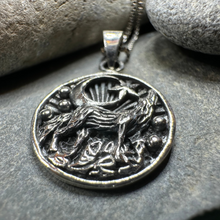 Load image into Gallery viewer, Oíche Wolf Necklace