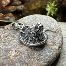 Load image into Gallery viewer, 3-D Wolf Necklace