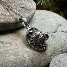 Load image into Gallery viewer, 3-D Wolf Necklace