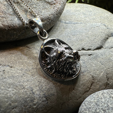 Load image into Gallery viewer, 3-D Wolf Necklace