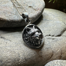 Load image into Gallery viewer, 3-D Wolf Necklace