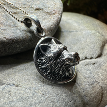 Load image into Gallery viewer, 3-D Wolf Necklace