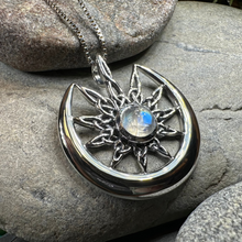 Load image into Gallery viewer, Moon Celtic Star Necklace