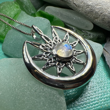 Load image into Gallery viewer, Moon Celtic Star Necklace