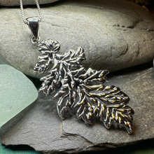 Load image into Gallery viewer, Derwen Oak Leaf Necklace
