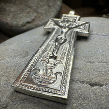 Load image into Gallery viewer, Artisan Irish Penal Crucifix Cross Necklace