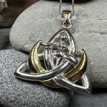 Load image into Gallery viewer, Crescent Moon Goddess Necklace