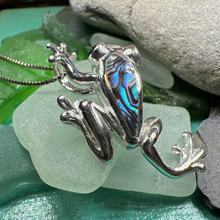 Load image into Gallery viewer, Abalone Frog Necklace