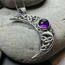 Load image into Gallery viewer, Sabrina Triple Moon Necklace