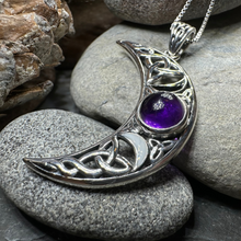 Load image into Gallery viewer, Sabrina Triple Moon Necklace