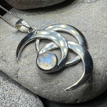 Load image into Gallery viewer, Moonshadow Triple Moon Necklace