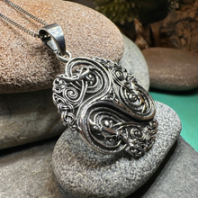 Load image into Gallery viewer, Acutus Triskele Dragon Necklace