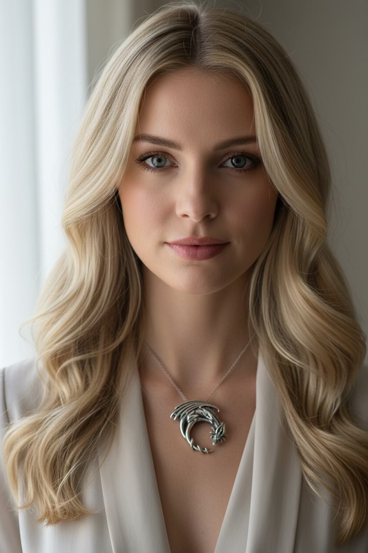 Xerxes Dragon Moon Necklace
