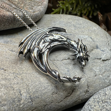 Load image into Gallery viewer, Xerxes Dragon Moon Necklace