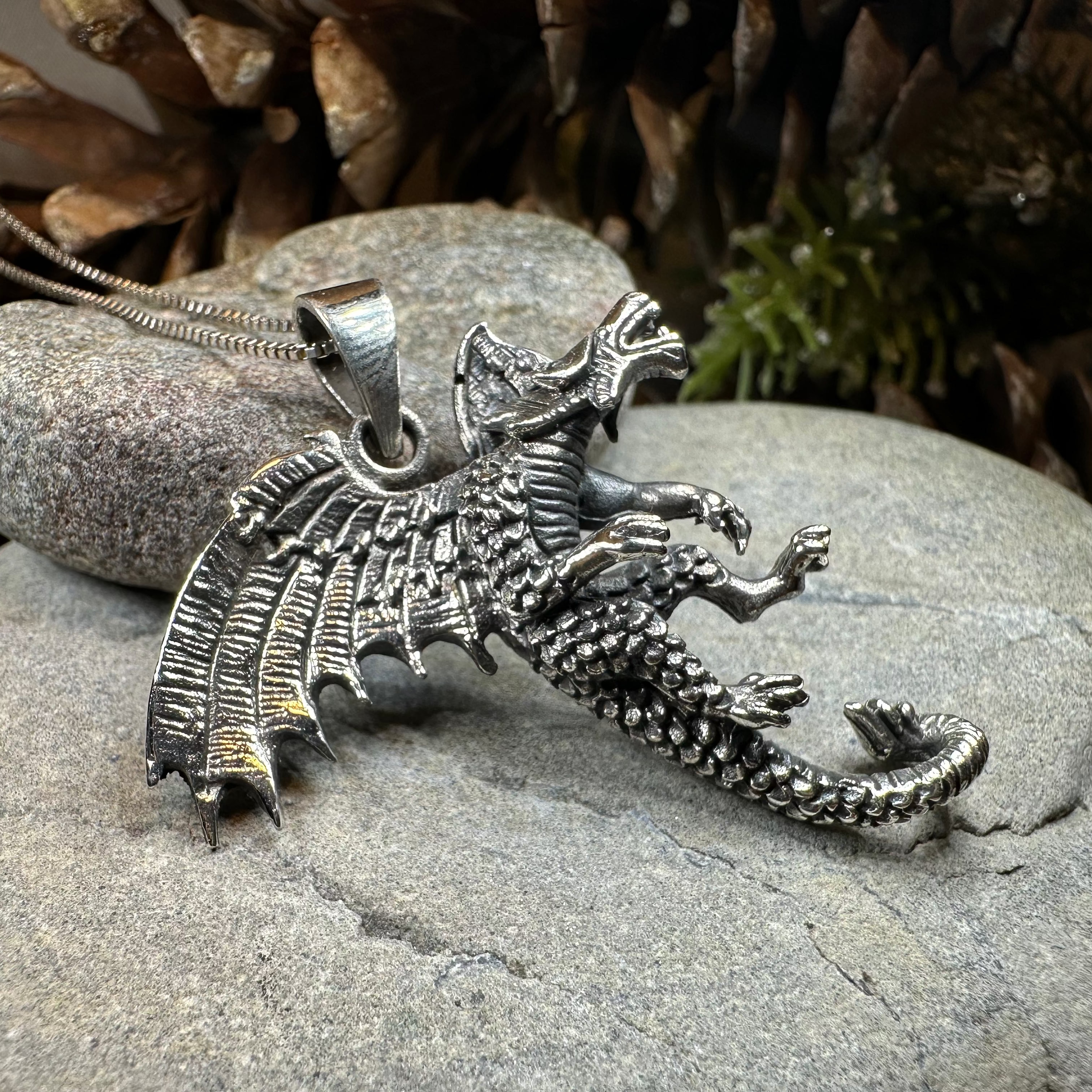 Zee Dragon Necklace – Celtic Crystal Design Jewelry
