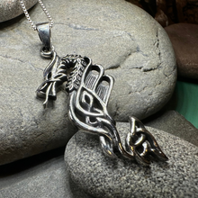 Load image into Gallery viewer, Zorn Celtic Dragon Necklace