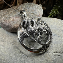 Load image into Gallery viewer, Electra Dragon Moon Necklace