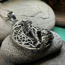 Load image into Gallery viewer, Mac Tíre Wolf Necklace