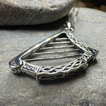 Load image into Gallery viewer, Torlogh Celtic Harp Necklace
