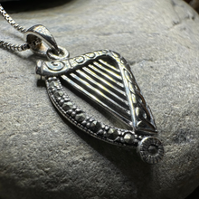 Load image into Gallery viewer, Cinnia Celtic Harp Necklace